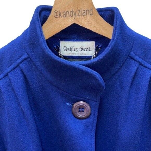 ASHLEY SCOTT Vintage Women’s Wool Classic Coat Size M/L - Picture 5 of 7